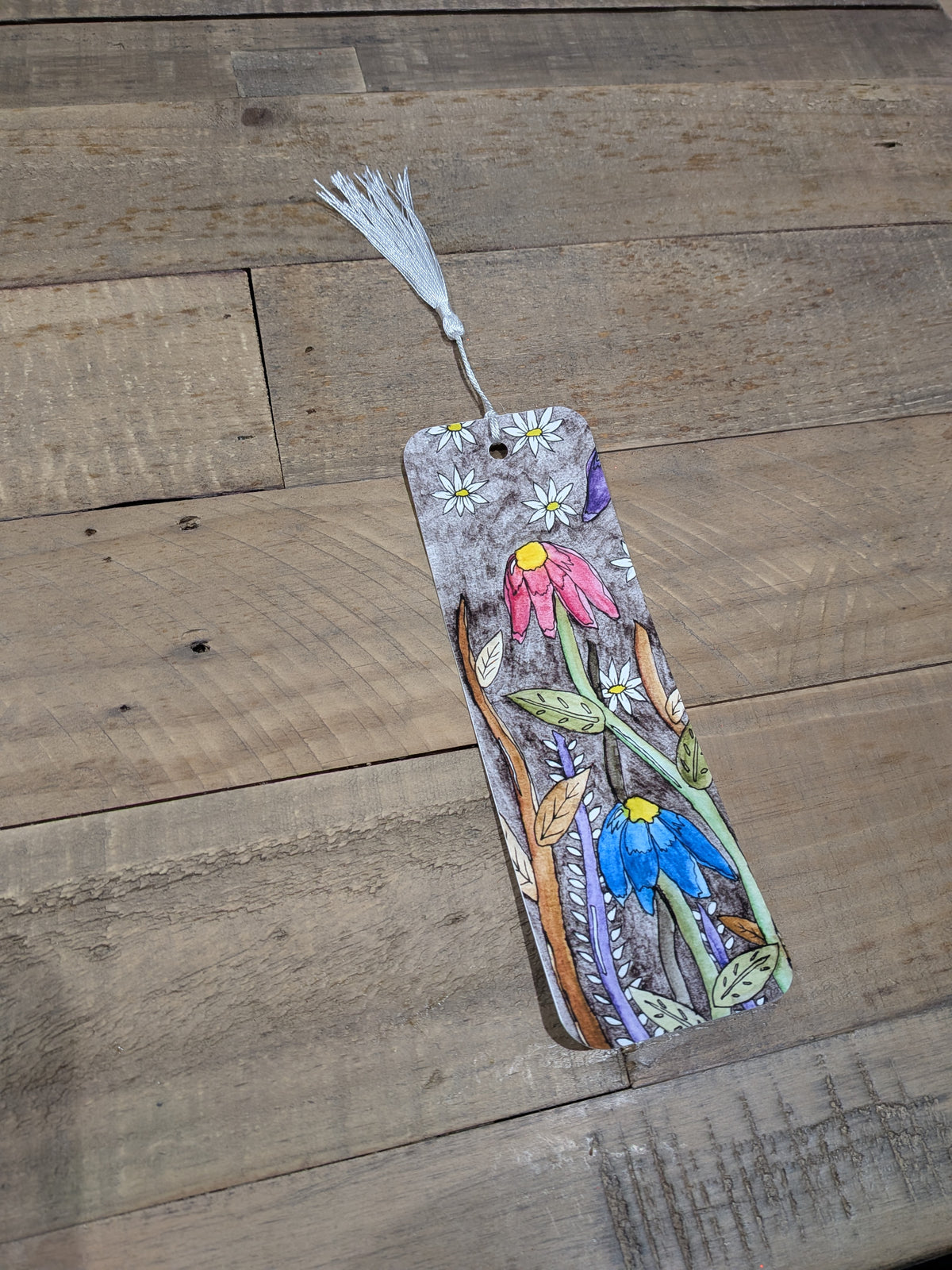 Bookmark - Echinacea & Daisy