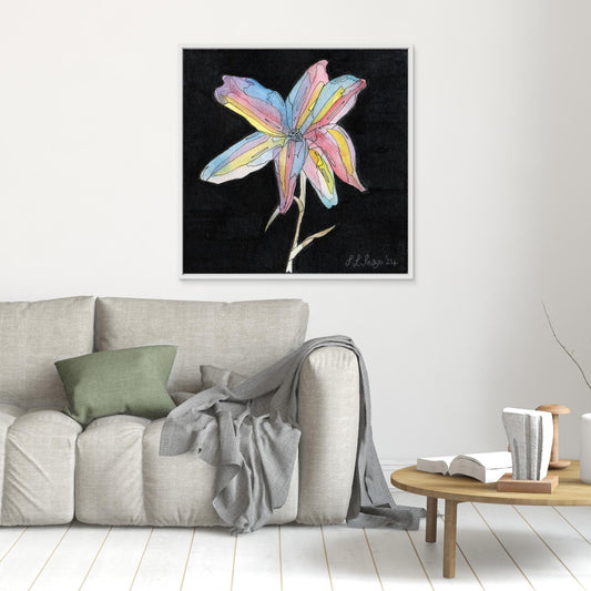 Lili - Framed Canvas Giclée Print