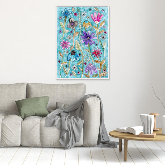 Oasis of Calm - Framed Canvas Giclée Print