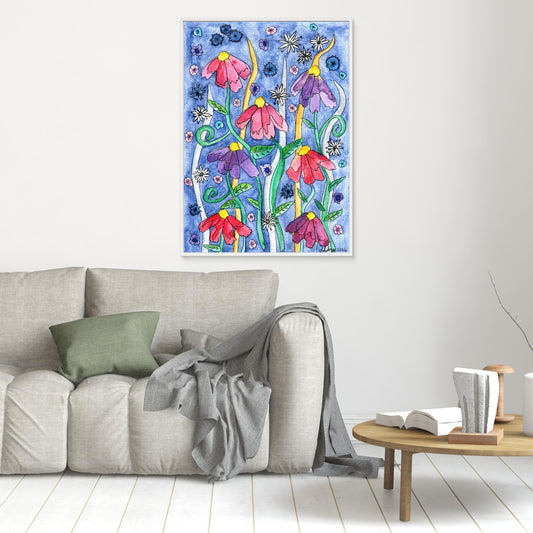 .Framed Canvas Giclée Print