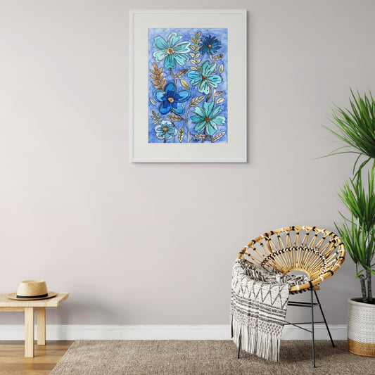 Shades of Blue - Fine Art Print