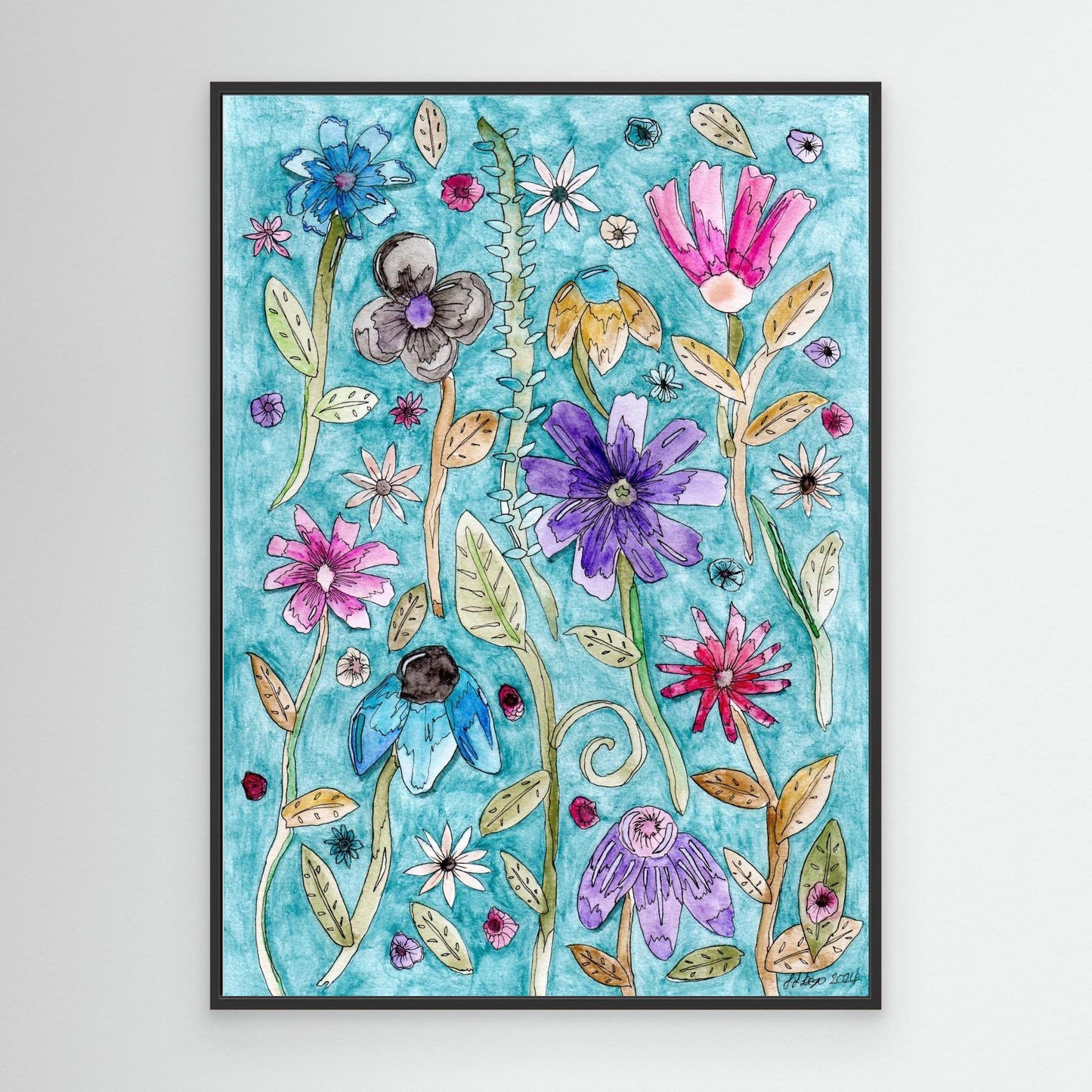 Oasis of Calm - Framed Canvas Giclée Print