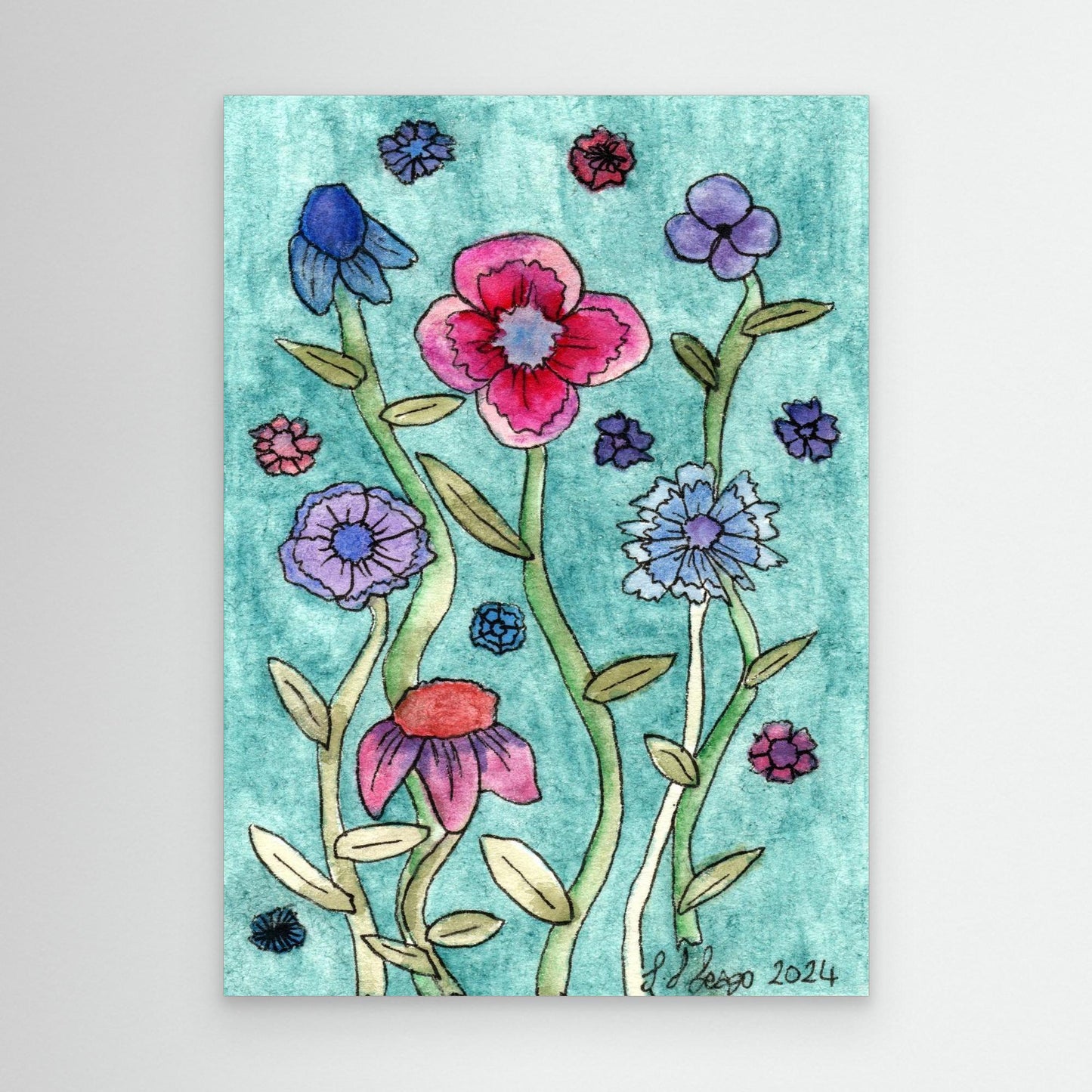 Remember - Framed Canvas Giclée Print