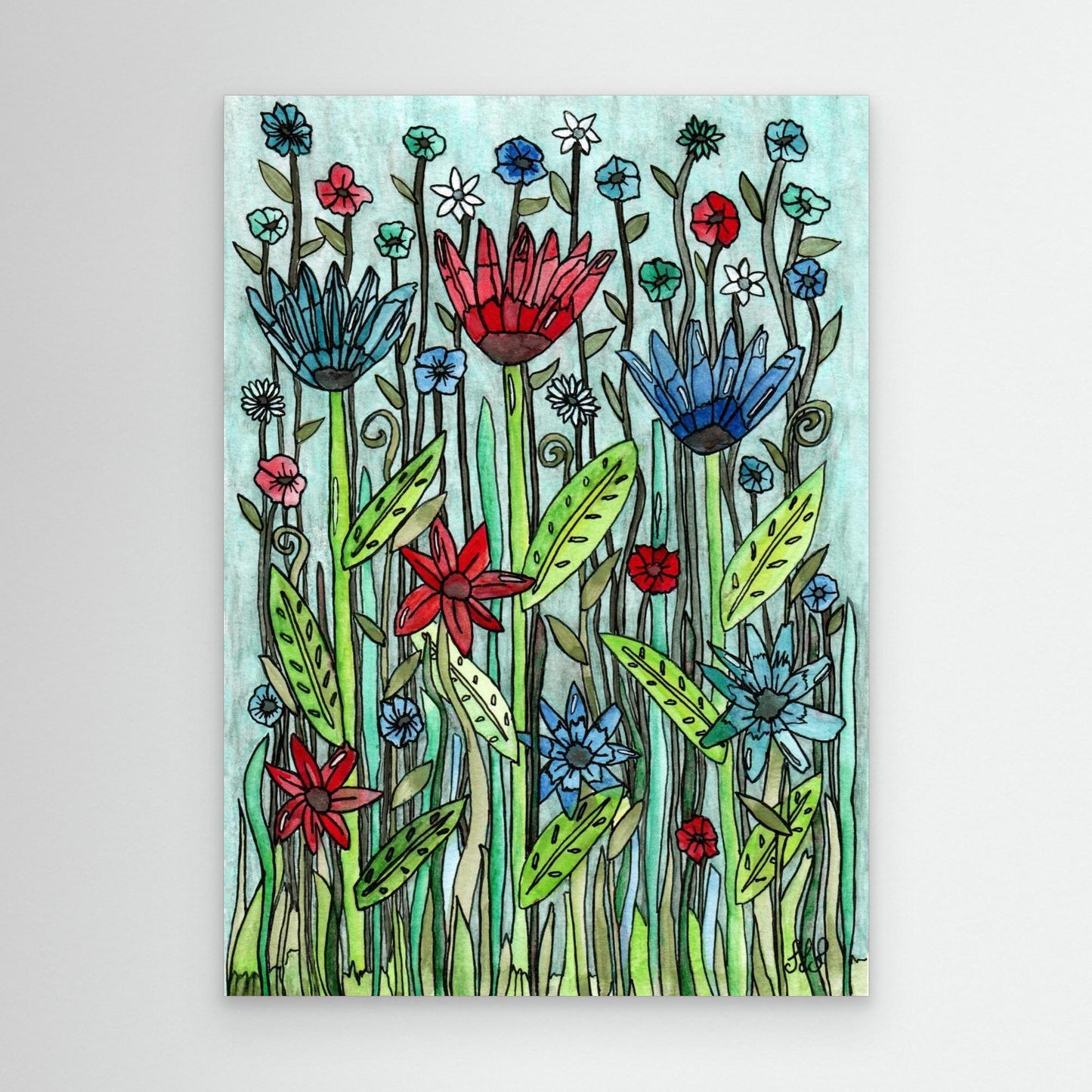 Urban Jungle - Framed Canvas Giclée Print