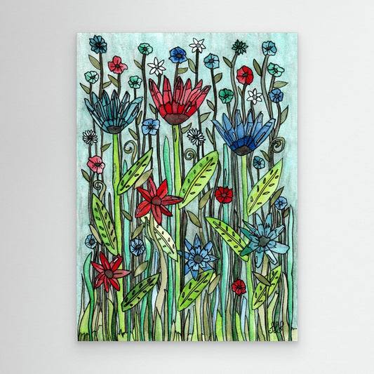 Urban Jungle - Framed Canvas Giclée Print