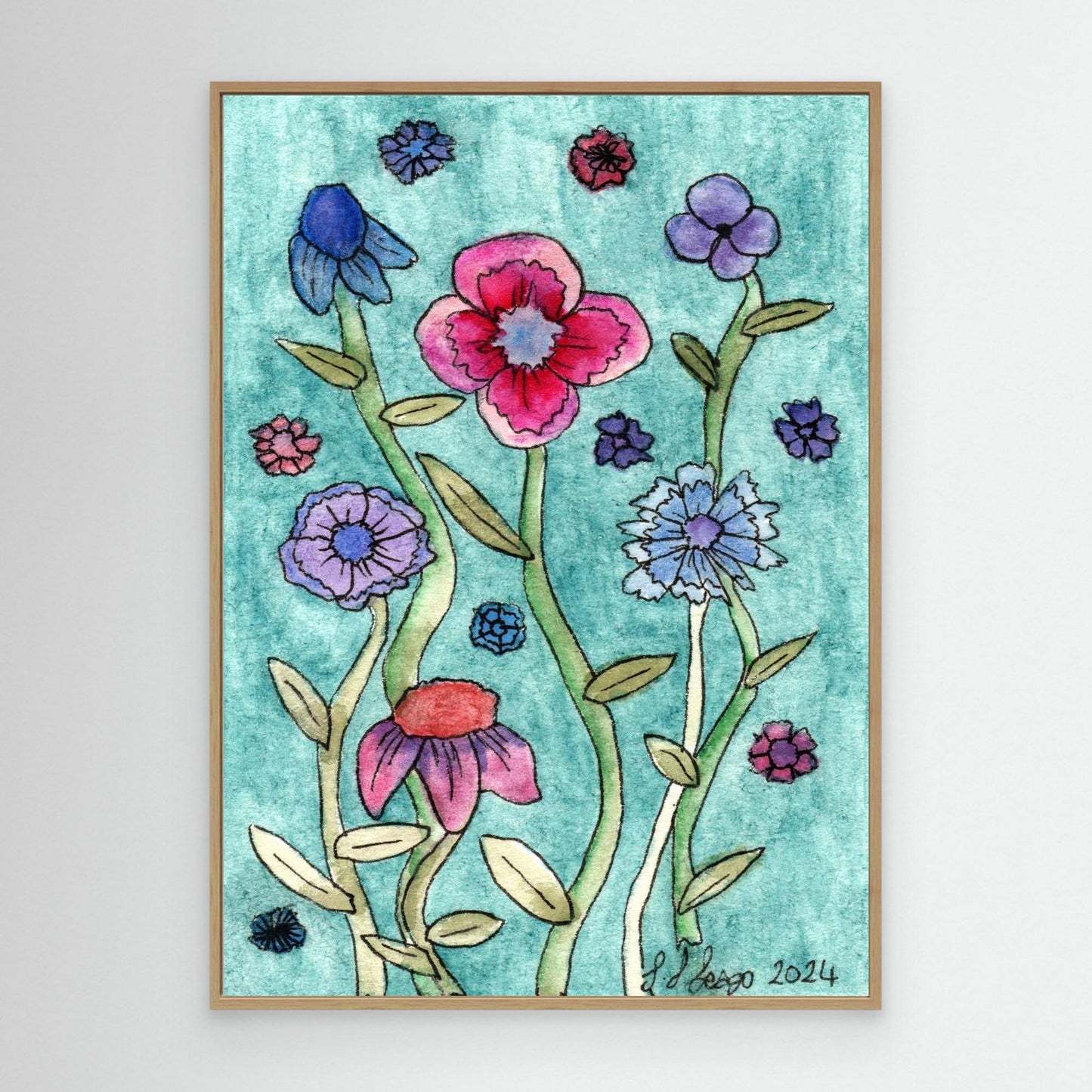 Remember - Framed Canvas Giclée Print
