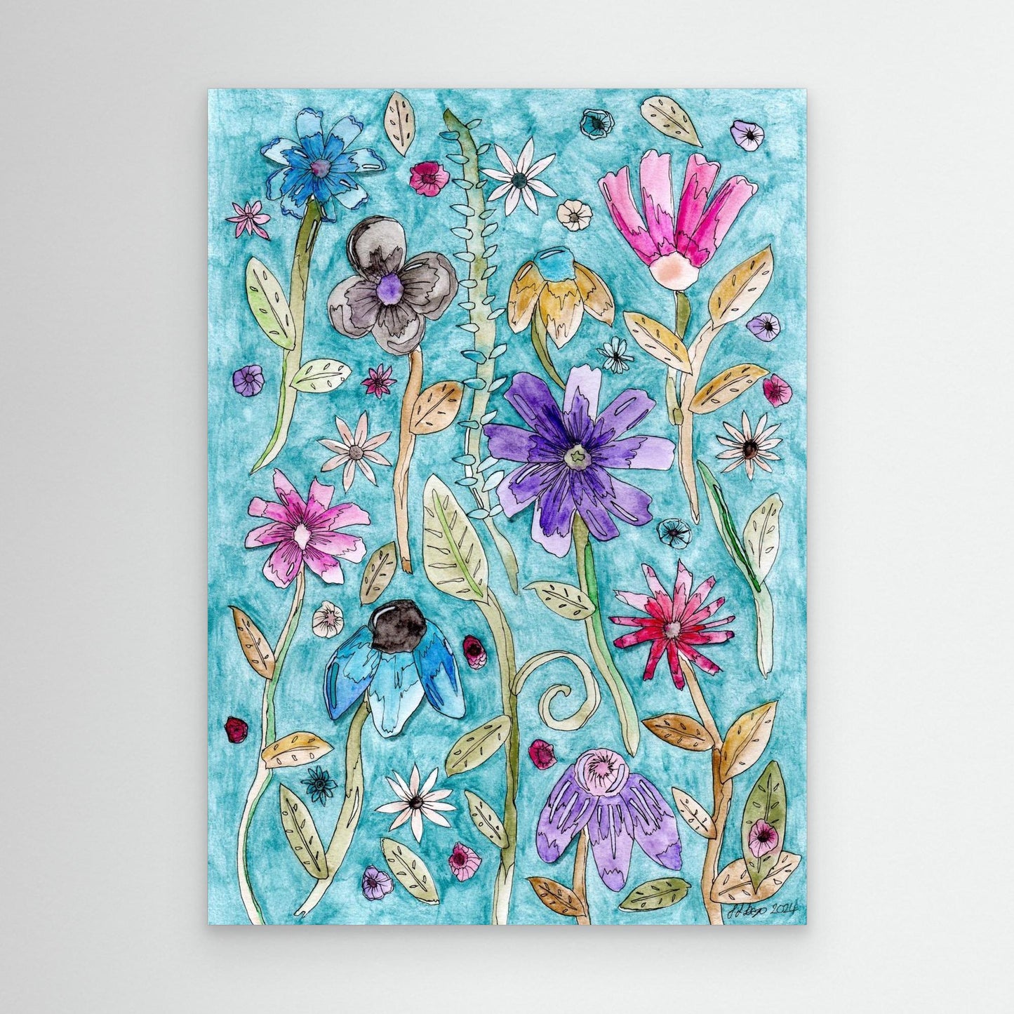Oasis of Calm - Framed Canvas Giclée Print