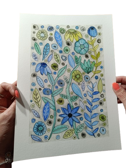 Botanical Breeze A4 Giclée Print