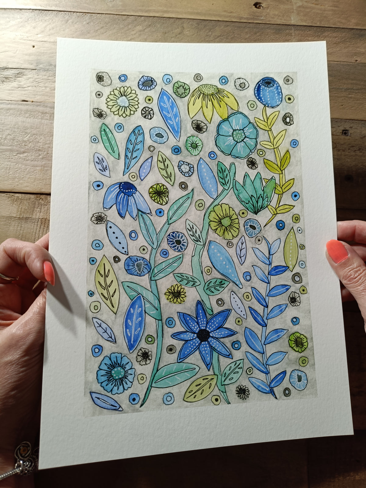 Botanical Breeze A4 Giclée Print