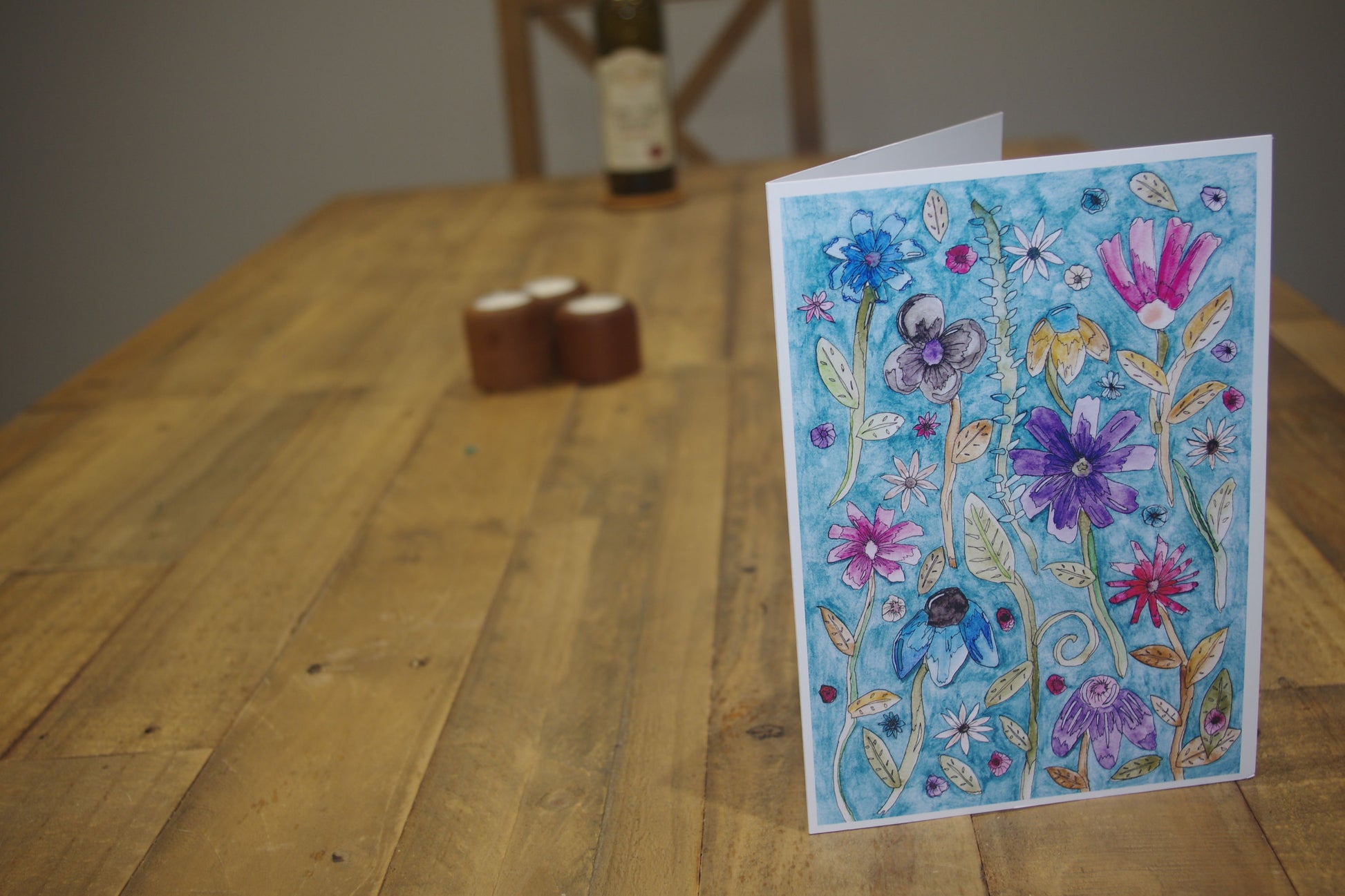 Oasis of Calm - Part of the Floral Collection. This mix of colours evokes a peaceful and serene mood, relaxing your mind and helping you feel stress free.