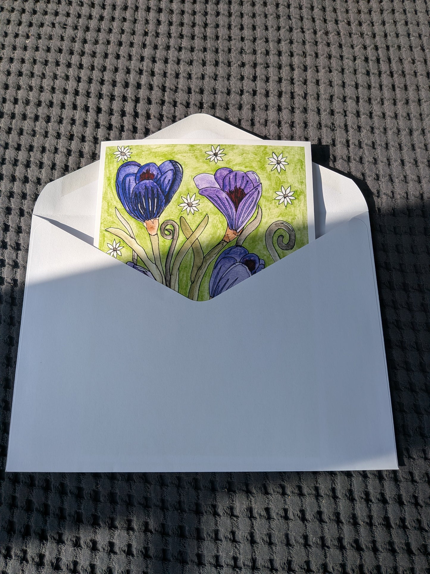 Greeting Card - Crocus