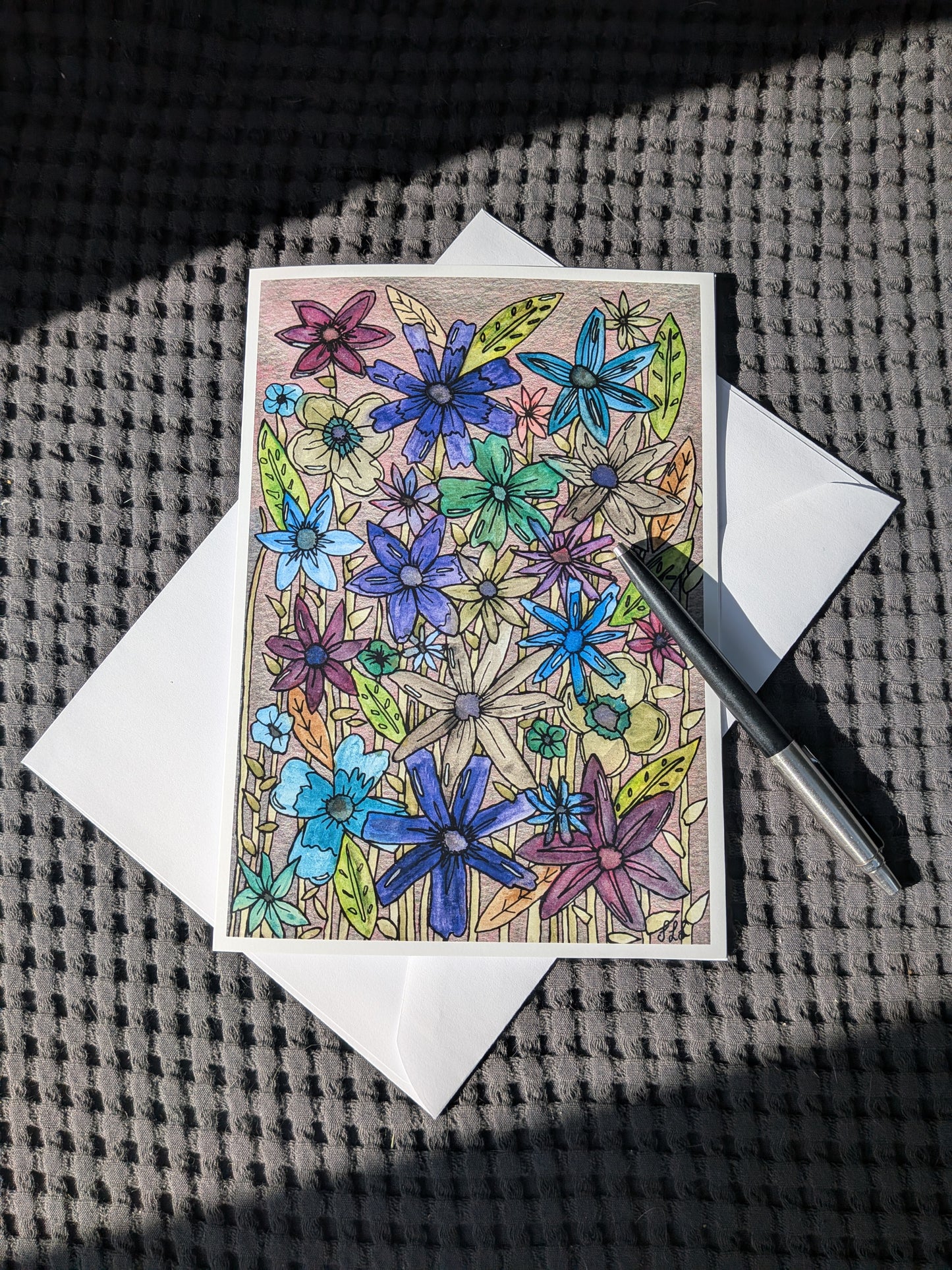 Greeting Card - Flower Bomb