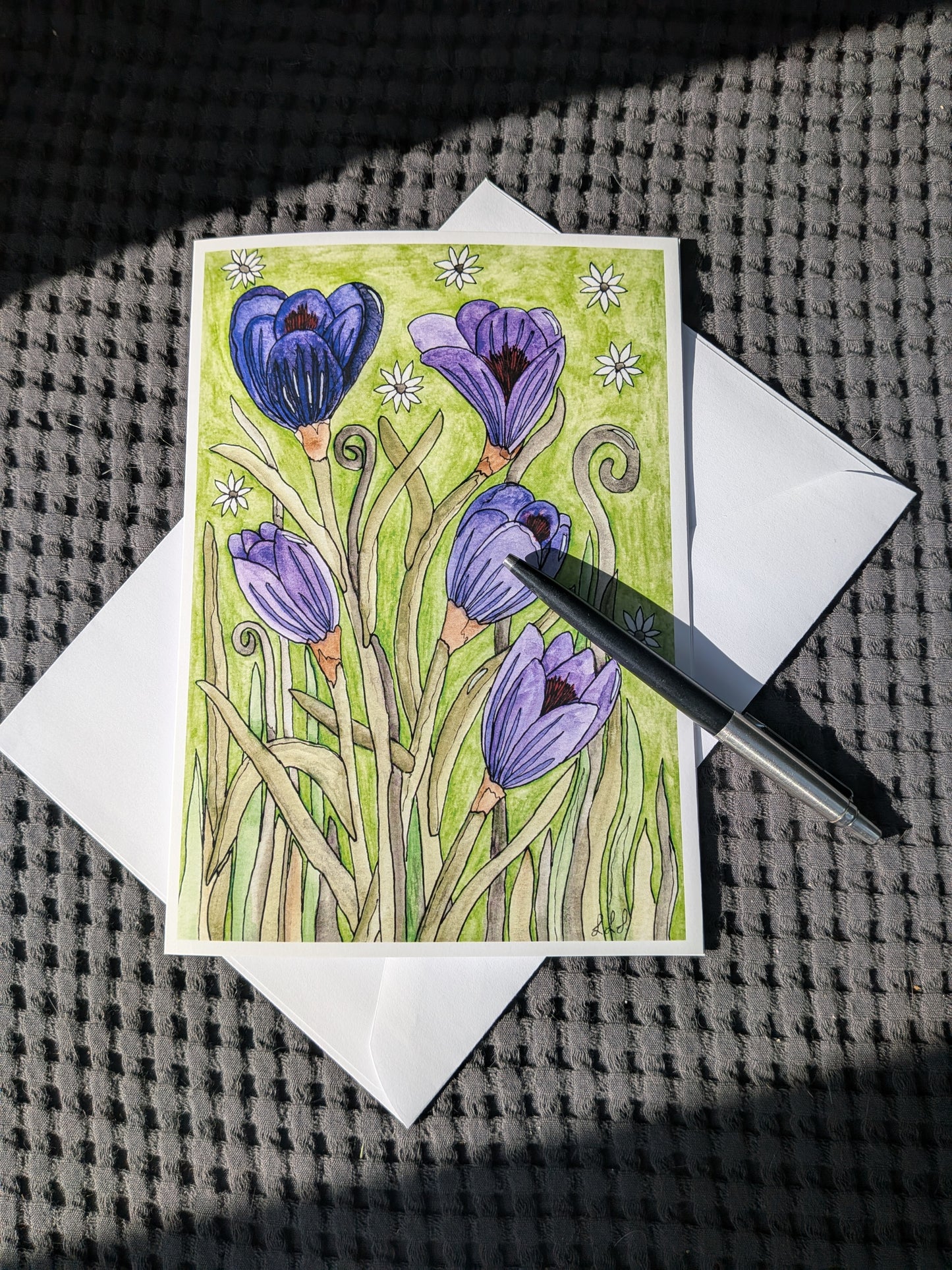 Greeting Card - Crocus