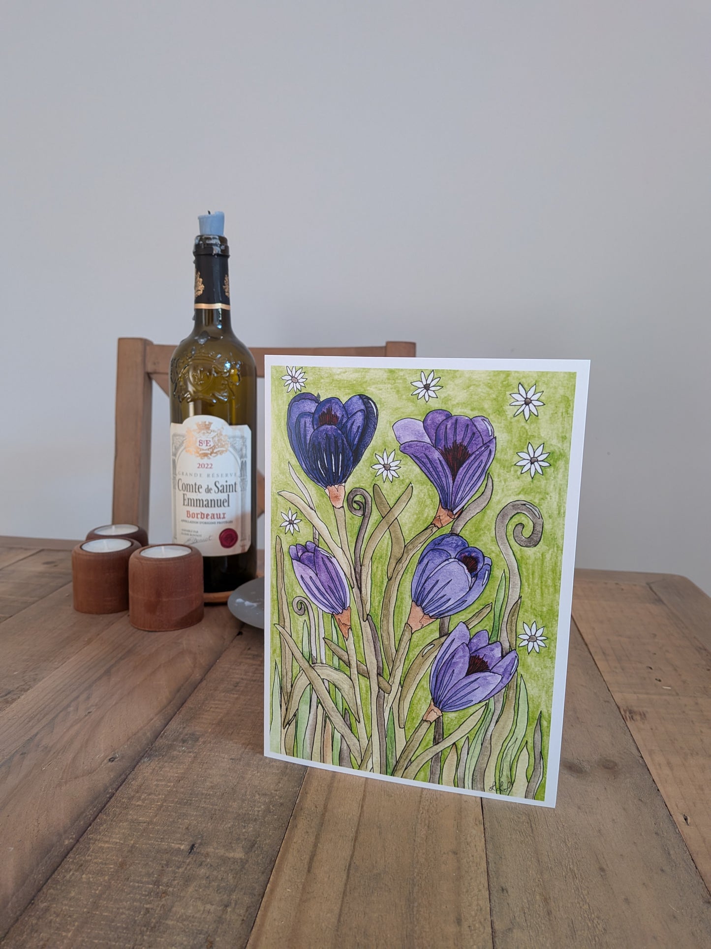 Greeting Card - Crocus