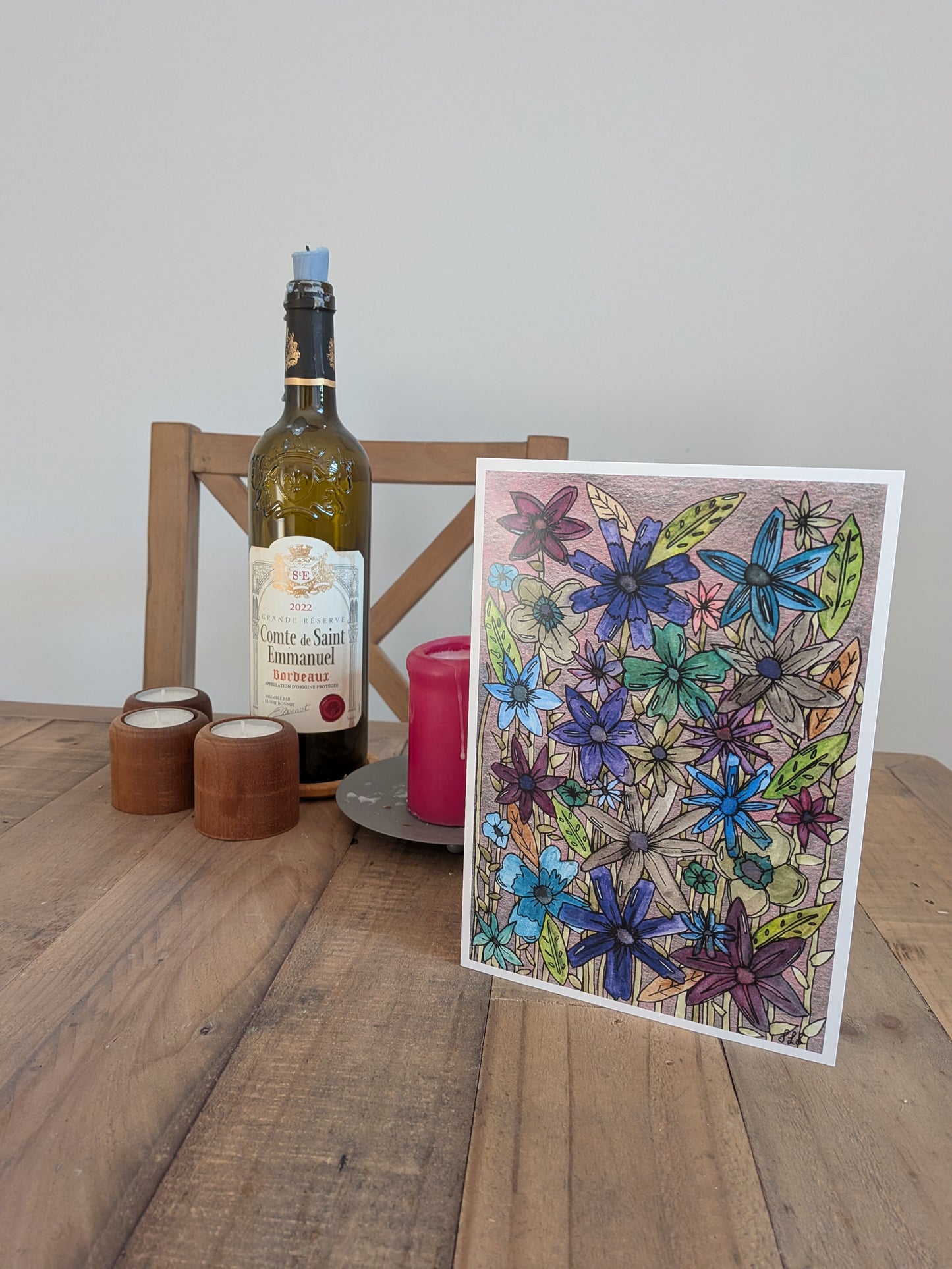 Greeting Card - Flower Bomb