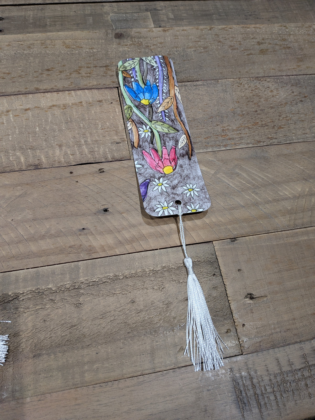 Bookmark - Echinacea & Daisy