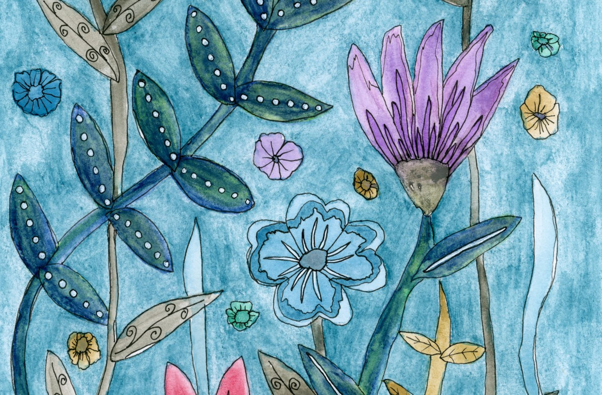 Wildflower Symphony A4 Giclée Print