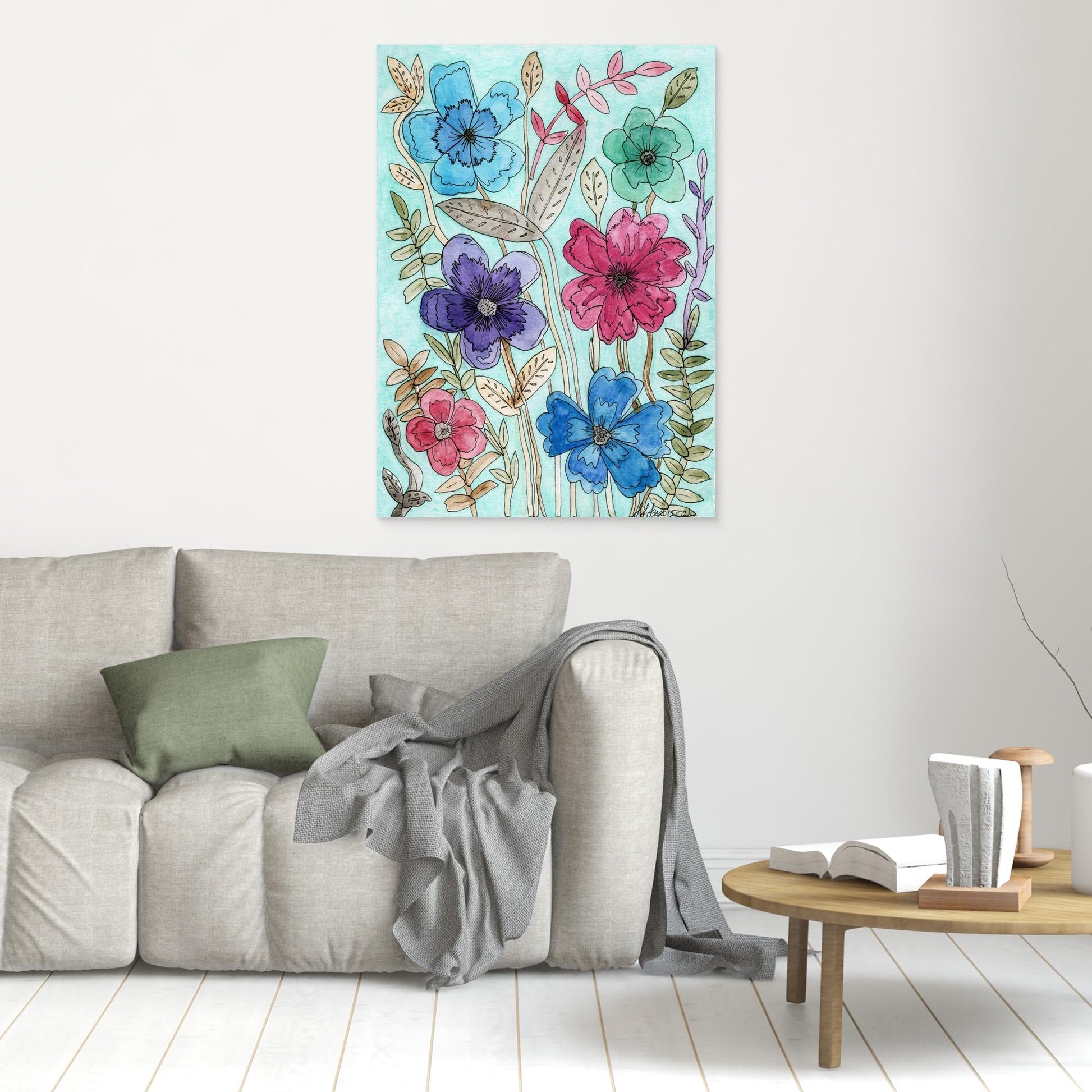 Mixup - Framed Canvas Giclée Print
