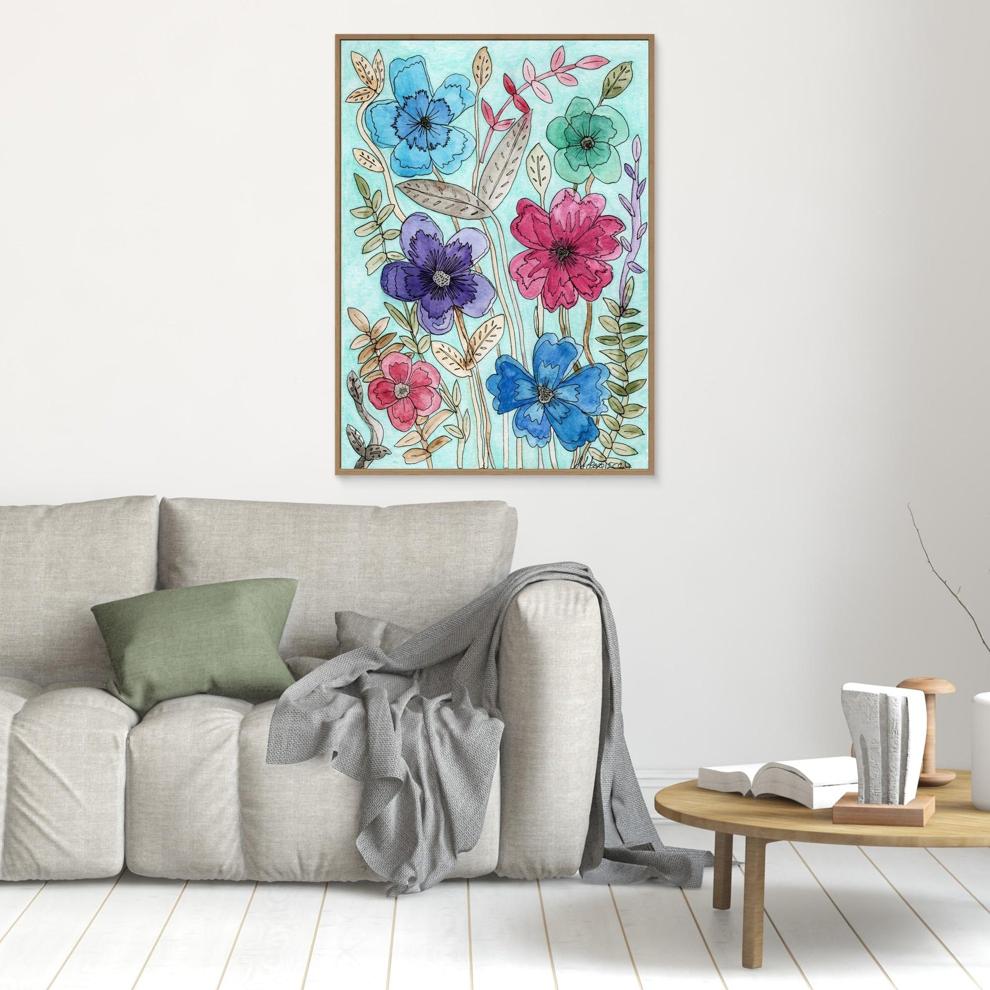 Mixup - Framed Canvas Giclée Print