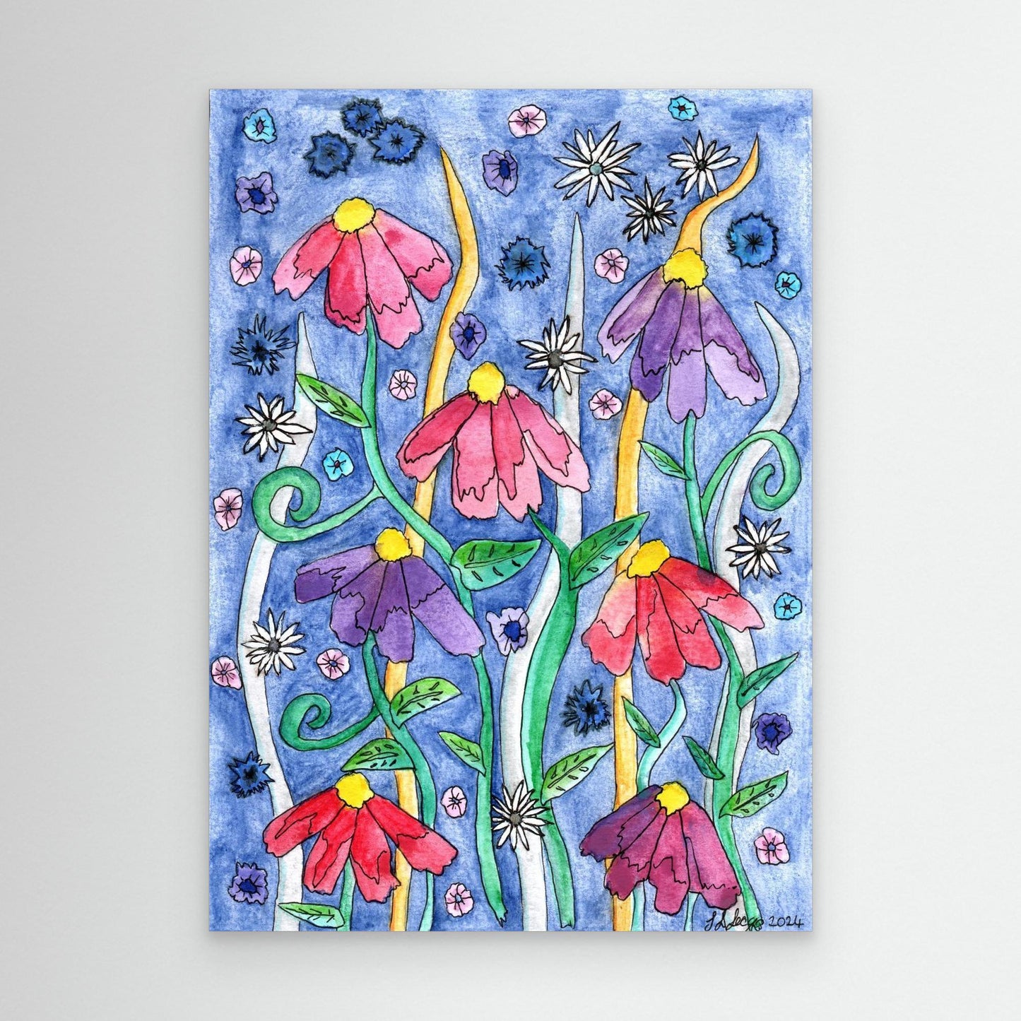 .Framed Canvas Giclée Print
